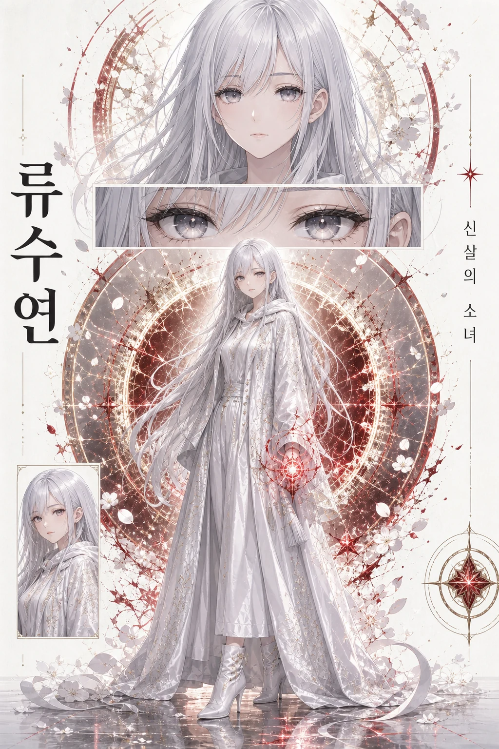 류수연 · 빛에 둘러싸인 모습 / 장밋빛