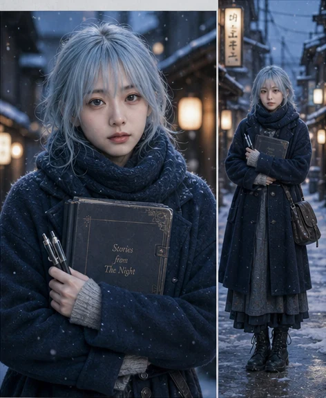 뮤나 페브 · 실사 화보