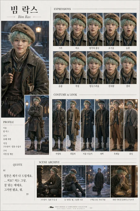 빔 락스 · 초상 모음