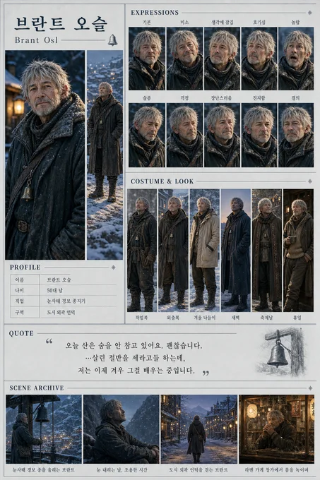 브란트 오슬 · 초상 모음