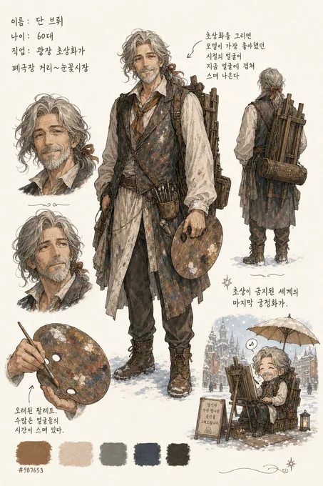 단 브뤼 · 캐릭터 일러스트