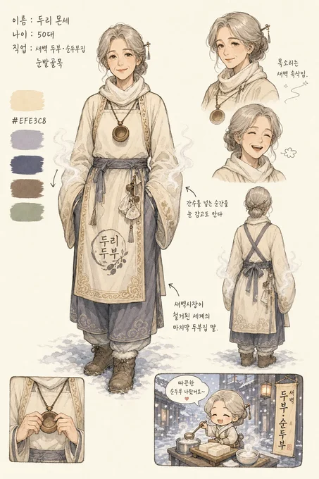 두리 몬세 · 캐릭터 일러스트