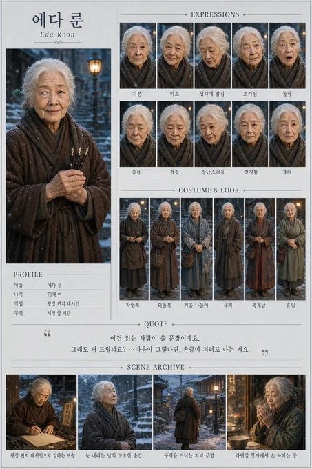 에다 룬 · 초상 모음