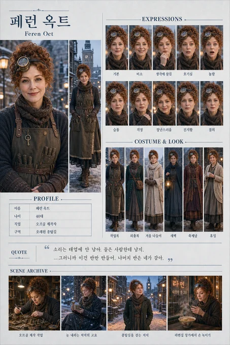 페런 옥트 · 초상 모음