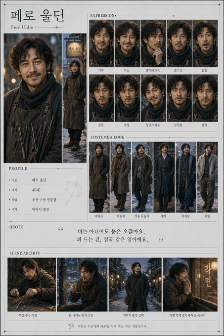 페로 울딘 · 초상 모음