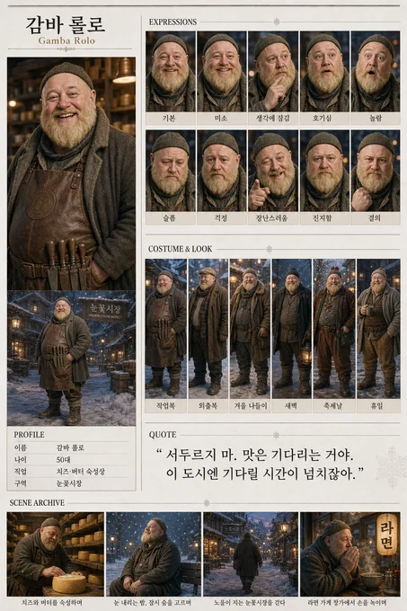 감바 롤로 · 초상 모음