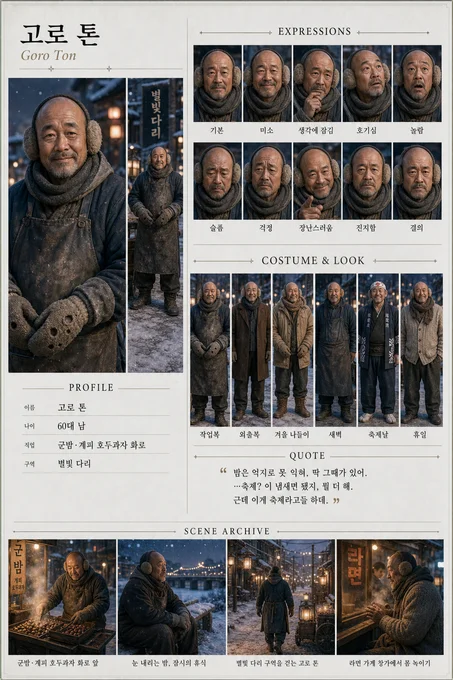 고로 톤 · 초상 모음