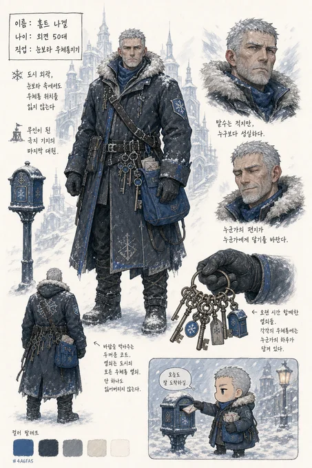 홀트 나겔 · 캐릭터 일러스트