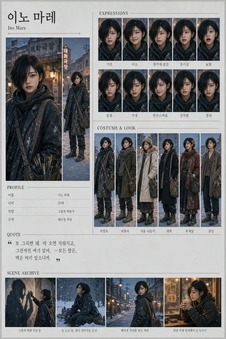 이노 마레 · 초상 모음