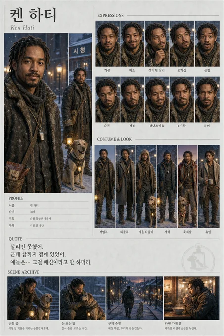 켄 하티 · 초상 모음