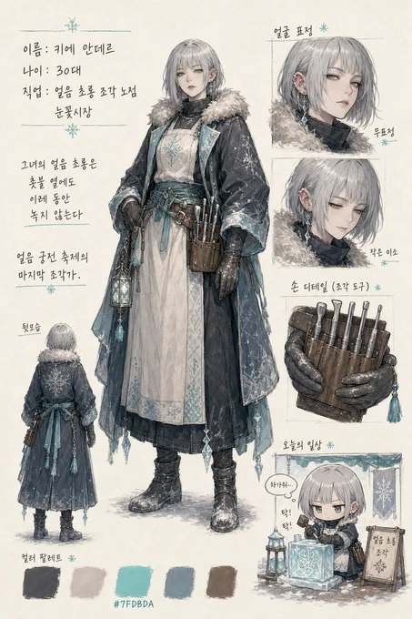 키에 안데르 · 캐릭터 일러스트