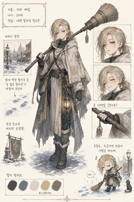 키라 페일 · 캐릭터 일러스트