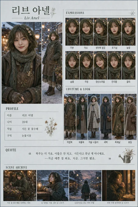 리브 아넬 · 초상 모음