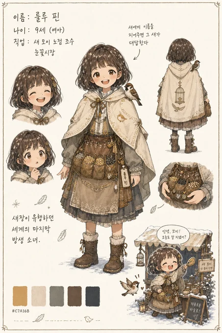 룰루 핀 · 캐릭터 일러스트