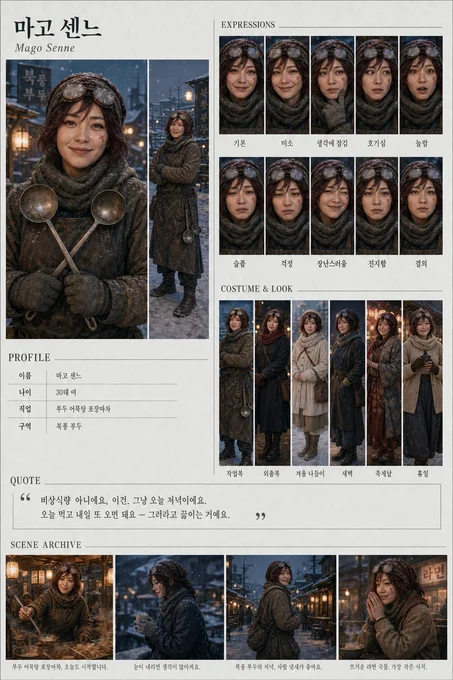 마고 센느 · 초상 모음