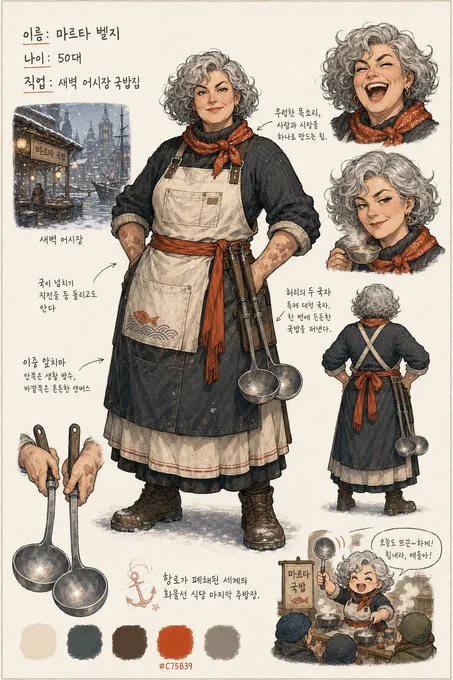 마르타 벨지 · 캐릭터 일러스트