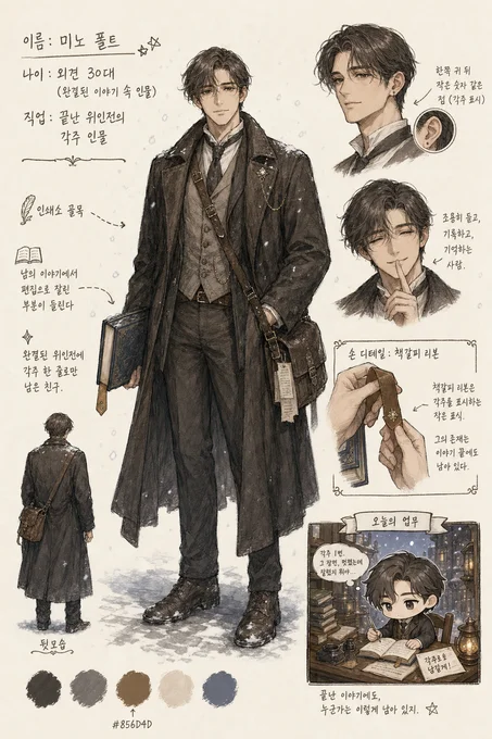 미노 폴트 · 캐릭터 일러스트