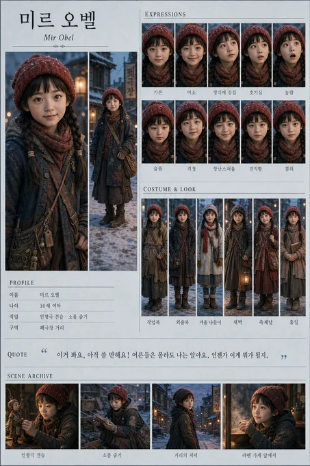 미르 오벨 · 초상 모음