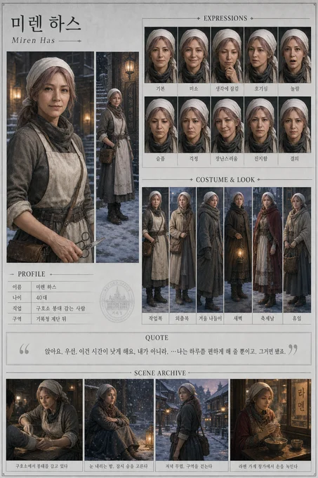 미렌 하스 · 초상 모음