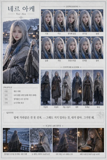 네르 아케 · 초상 모음