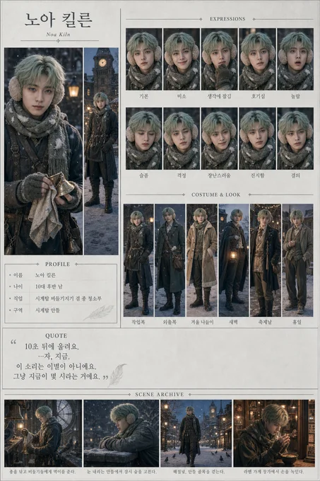 노아 킬른 · 초상 모음