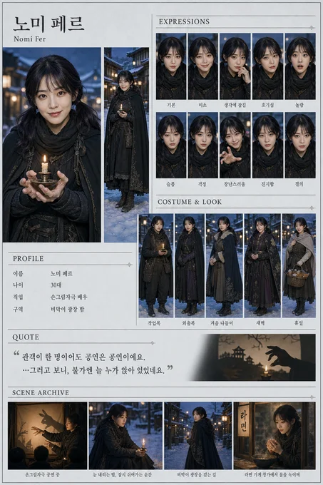 노미 페르 · 초상 모음