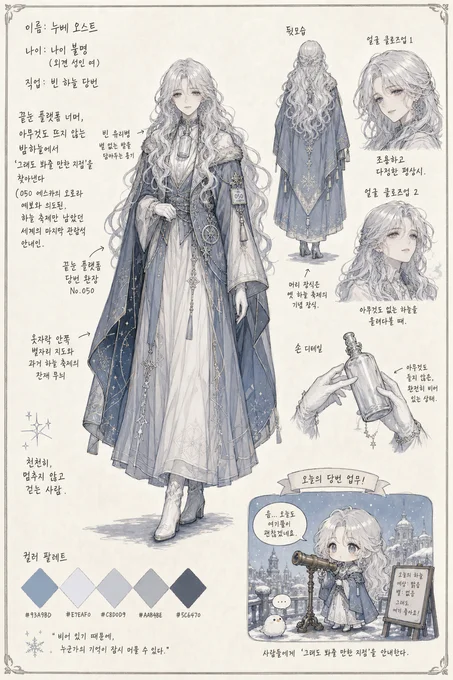 누베 오스트 · 캐릭터 일러스트