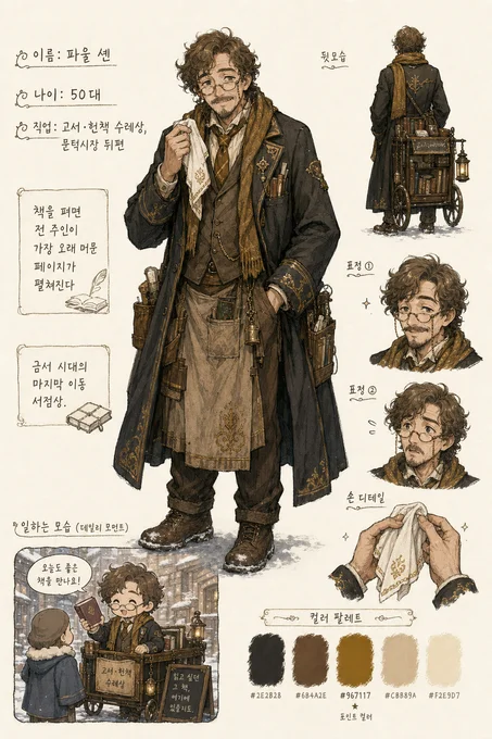파울 셴 · 캐릭터 일러스트