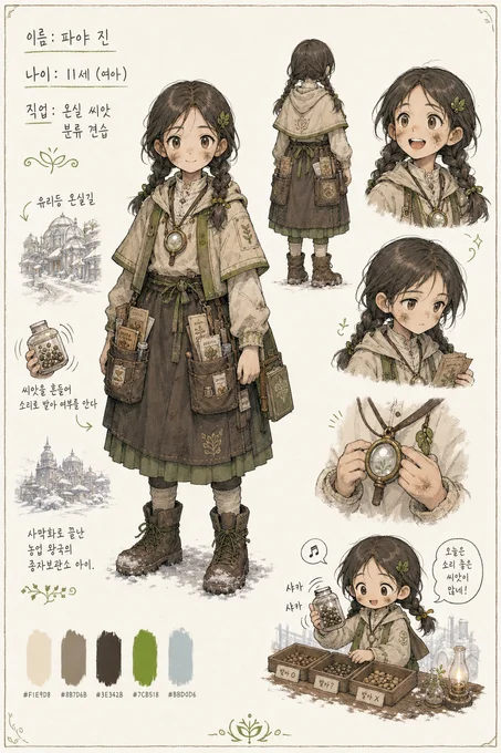 파야 진 · 캐릭터 일러스트