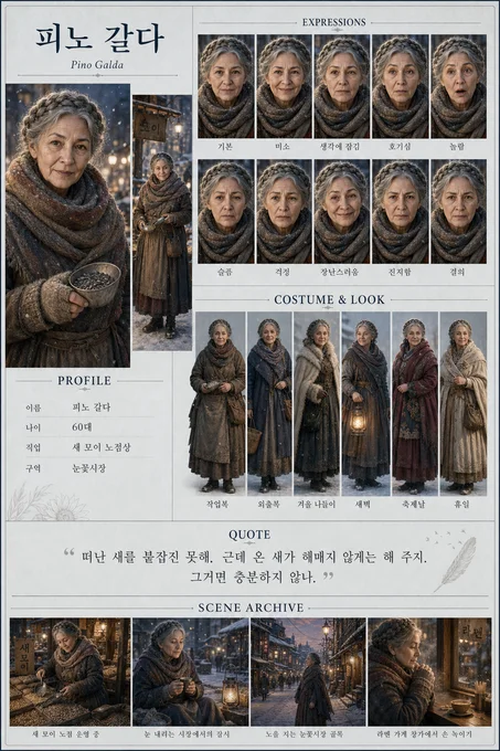 피노 갈다 · 초상 모음