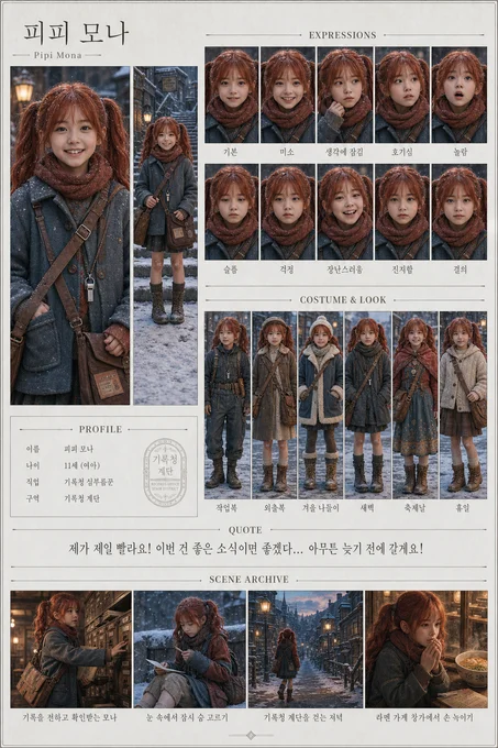 피피 모나 · 초상 모음