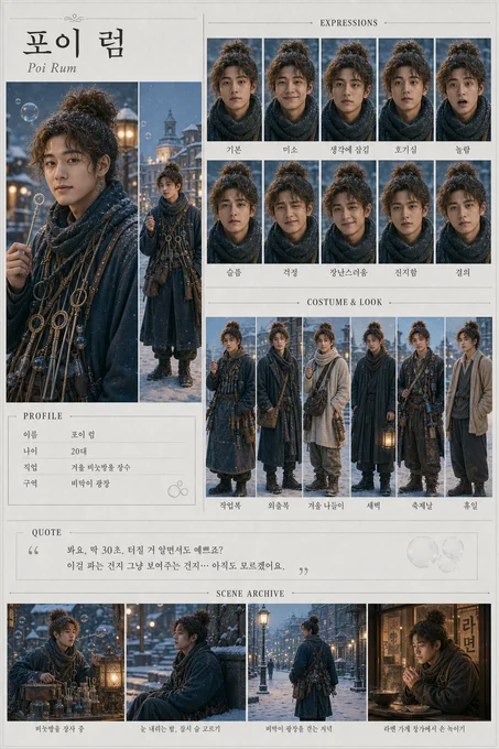 포이 럼 · 초상 모음
