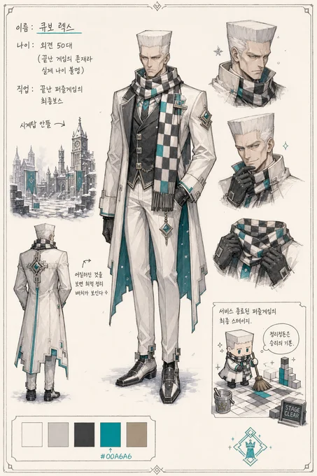 큐보 렉스 · 캐릭터 일러스트