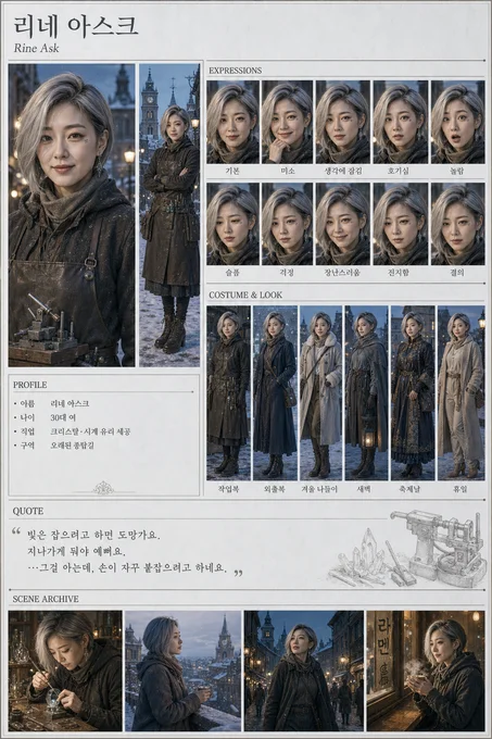 리네 아스크 · 초상 모음