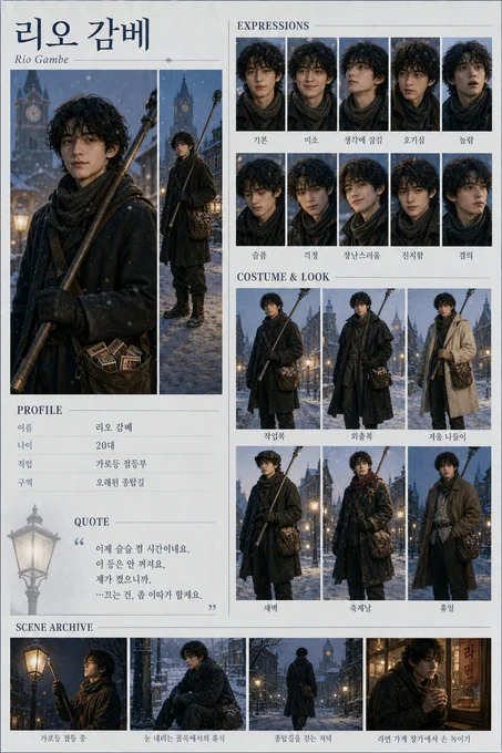 리오 감베 · 초상 모음