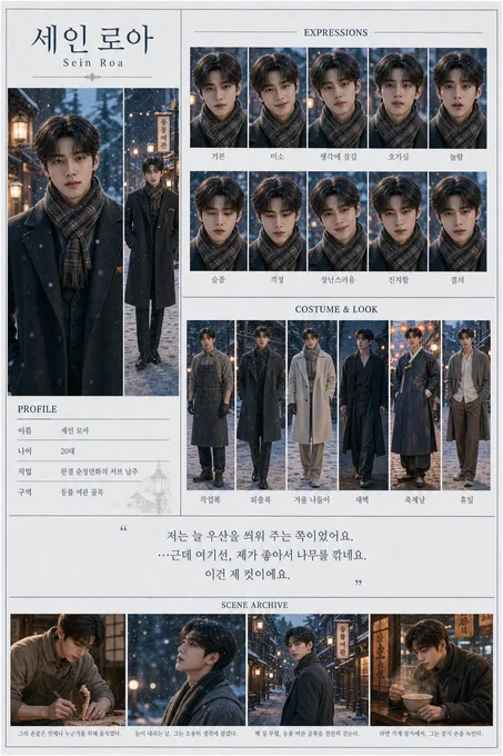 세인 로아 · 초상 모음