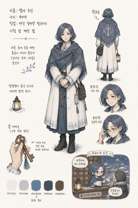 셀마 도인 · 캐릭터 일러스트