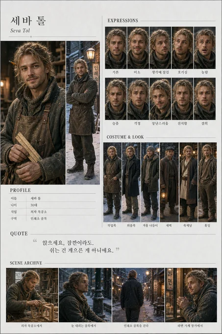 세바 톨 · 초상 모음