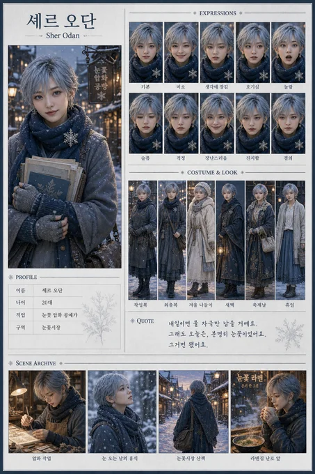 셰르 오단 · 초상 모음