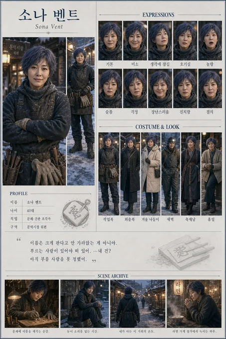 소나 벤트 · 초상 모음