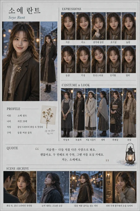 소예 란트 · 초상 모음