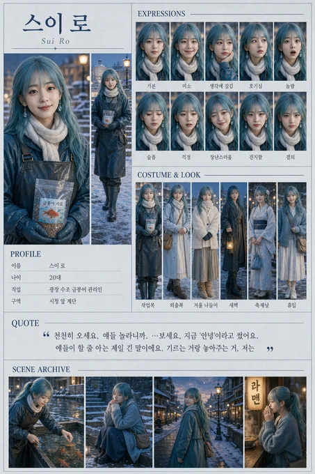 스이 로 · 초상 모음