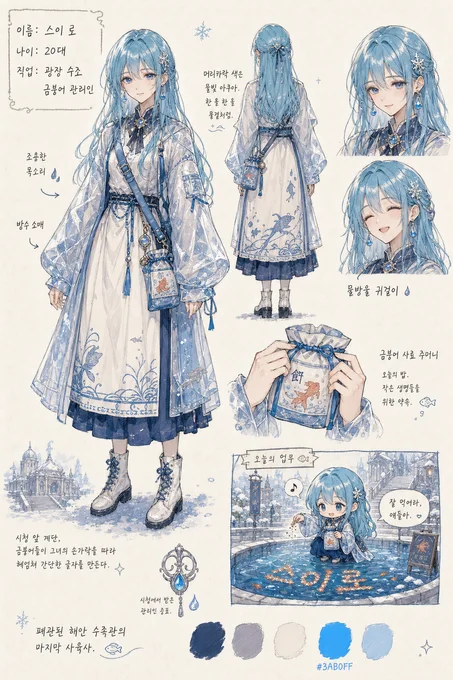 스이 로 · 캐릭터 일러스트