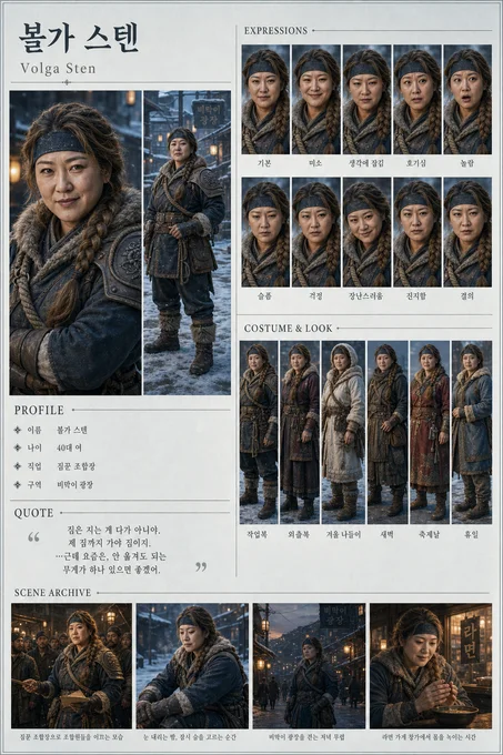 볼가 스텐 · 초상 모음