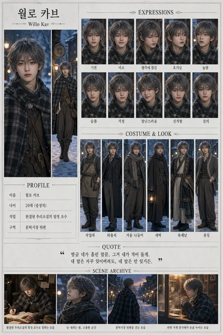 윌로 카브 · 초상 모음