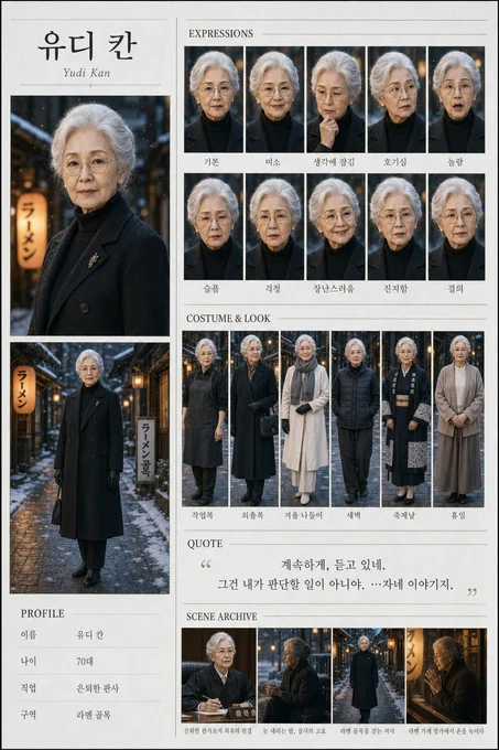유디 칸 · 초상 모음