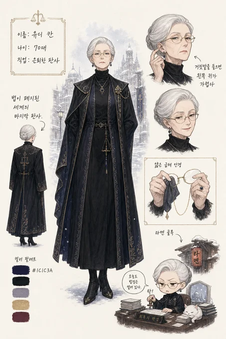 유디 칸 · 캐릭터 일러스트