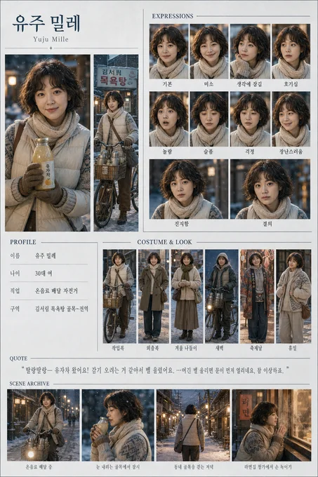 유주 밀레 · 초상 모음