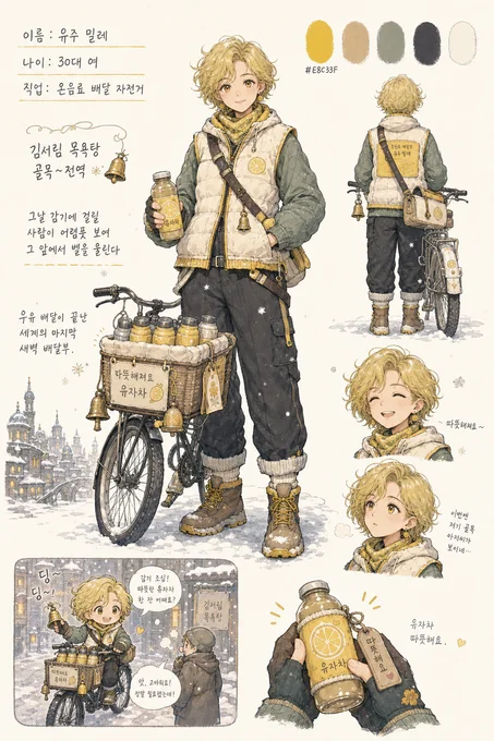 유주 밀레 · 캐릭터 일러스트