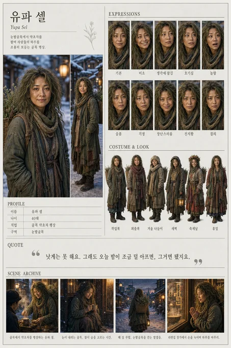 유파 셀 · 초상 모음